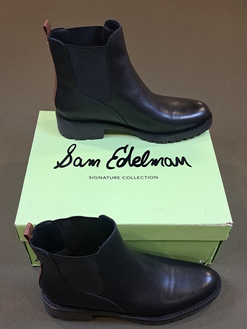 Sam Edelman Signature Collection Jemmy Chelsea Boot - Color: Black - Size: 9.5